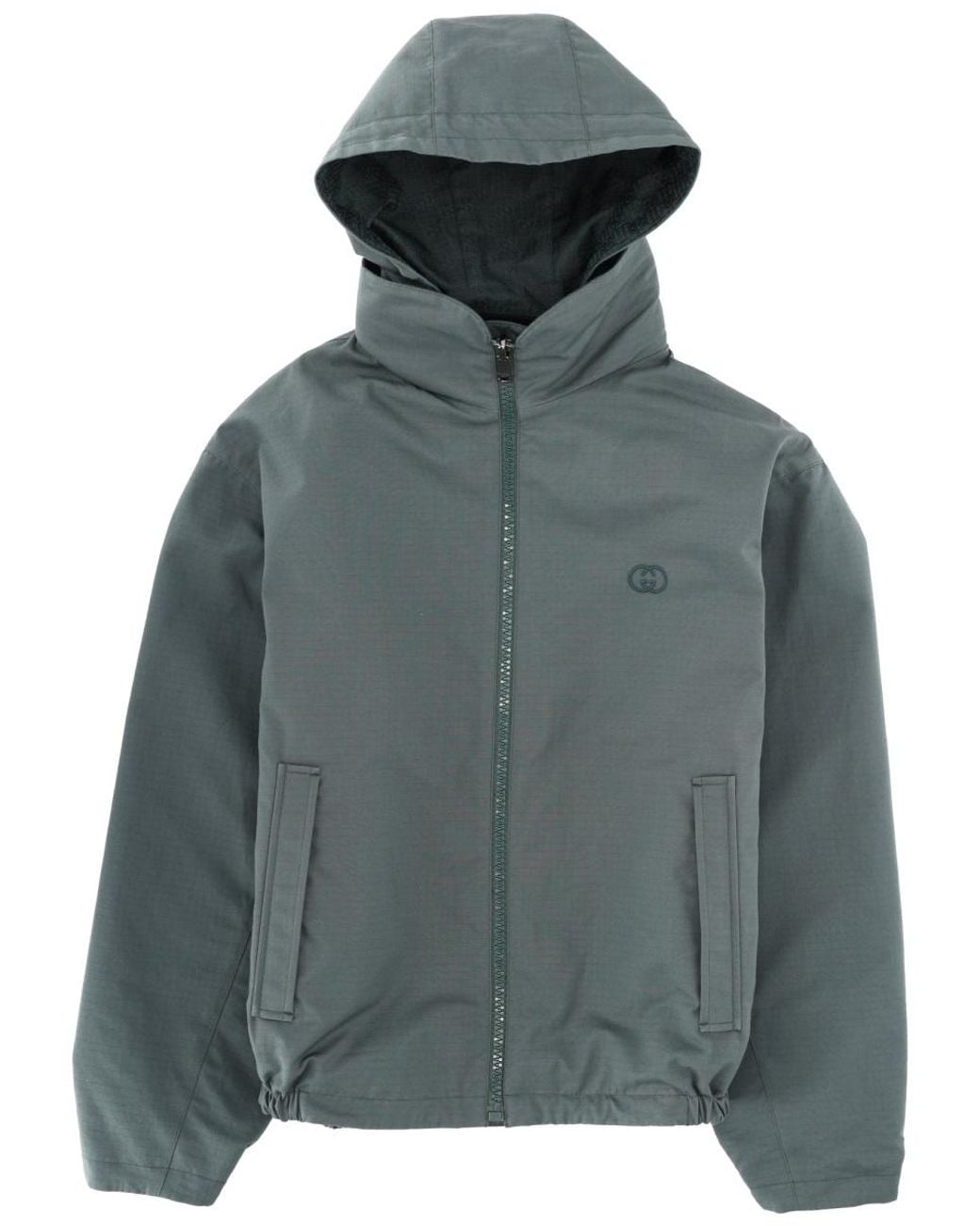 Gucci Gray Jacket With Logo for men