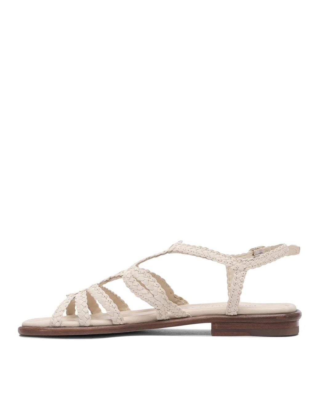 Pons Quintana White Leather Sandals