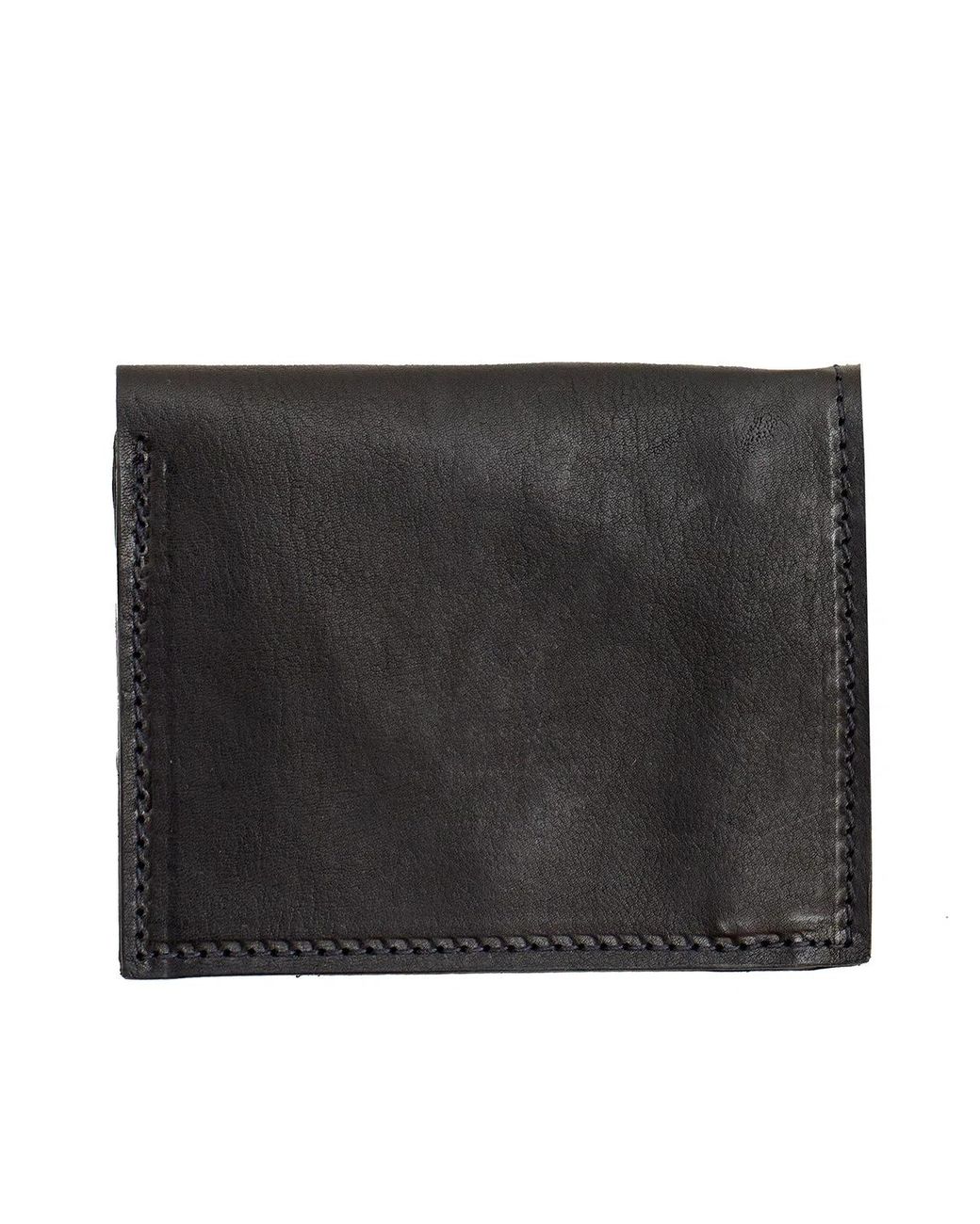 Guidi Black Double Leather Wallet Wt01Jpm for men