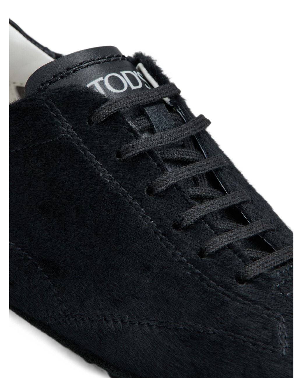 Tod's Black Sportiva 09M Allacciata Logo