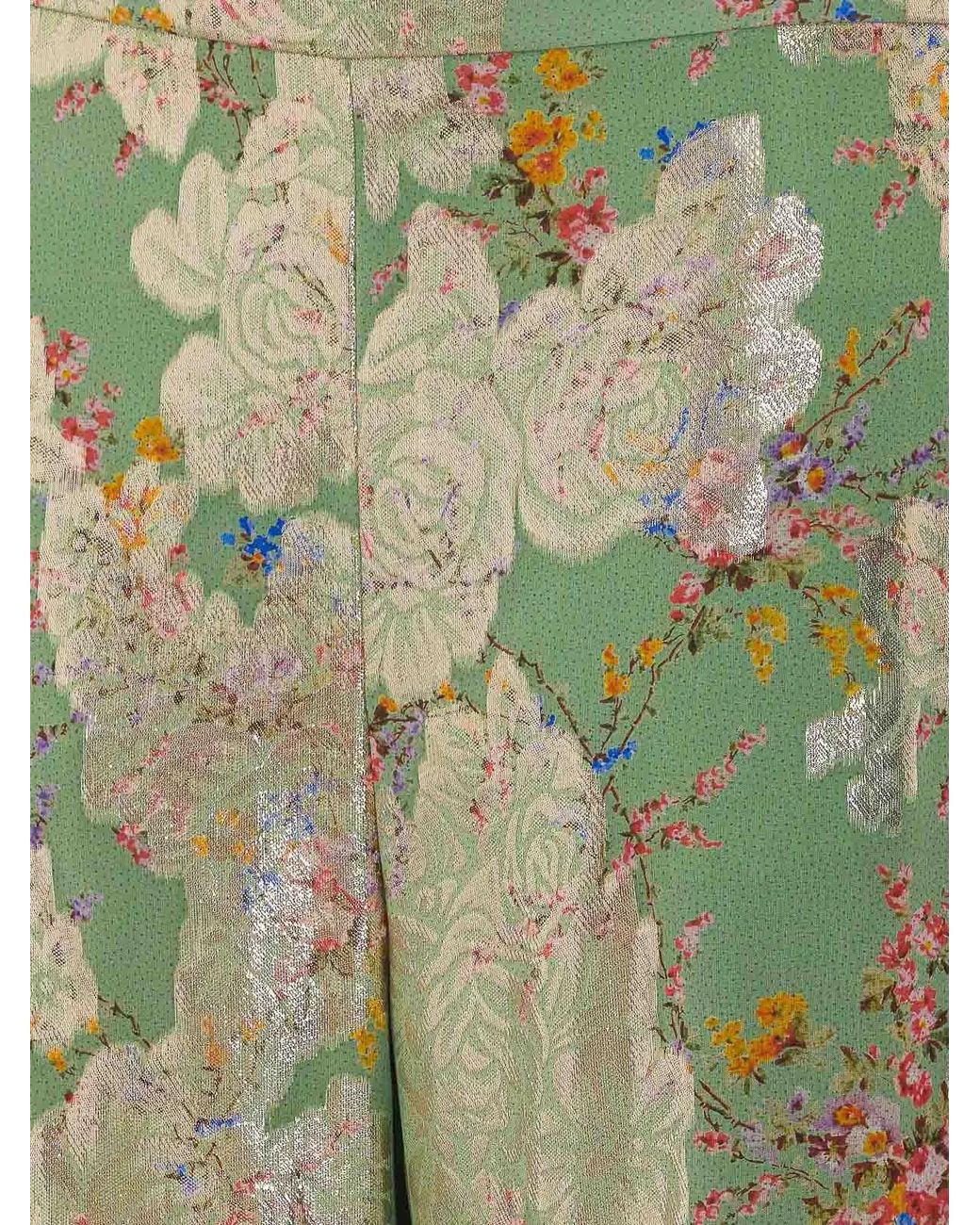 Valentino Garavani Green Apres L'Hiver Ramage Pants