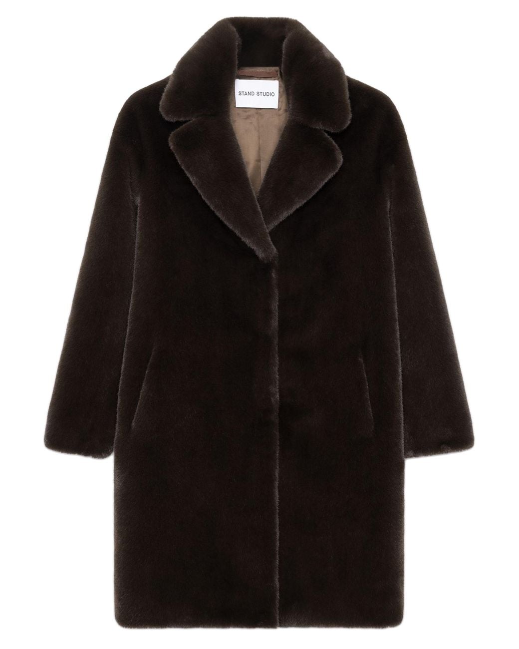Stand Studio Black Camille Cocoon Coat