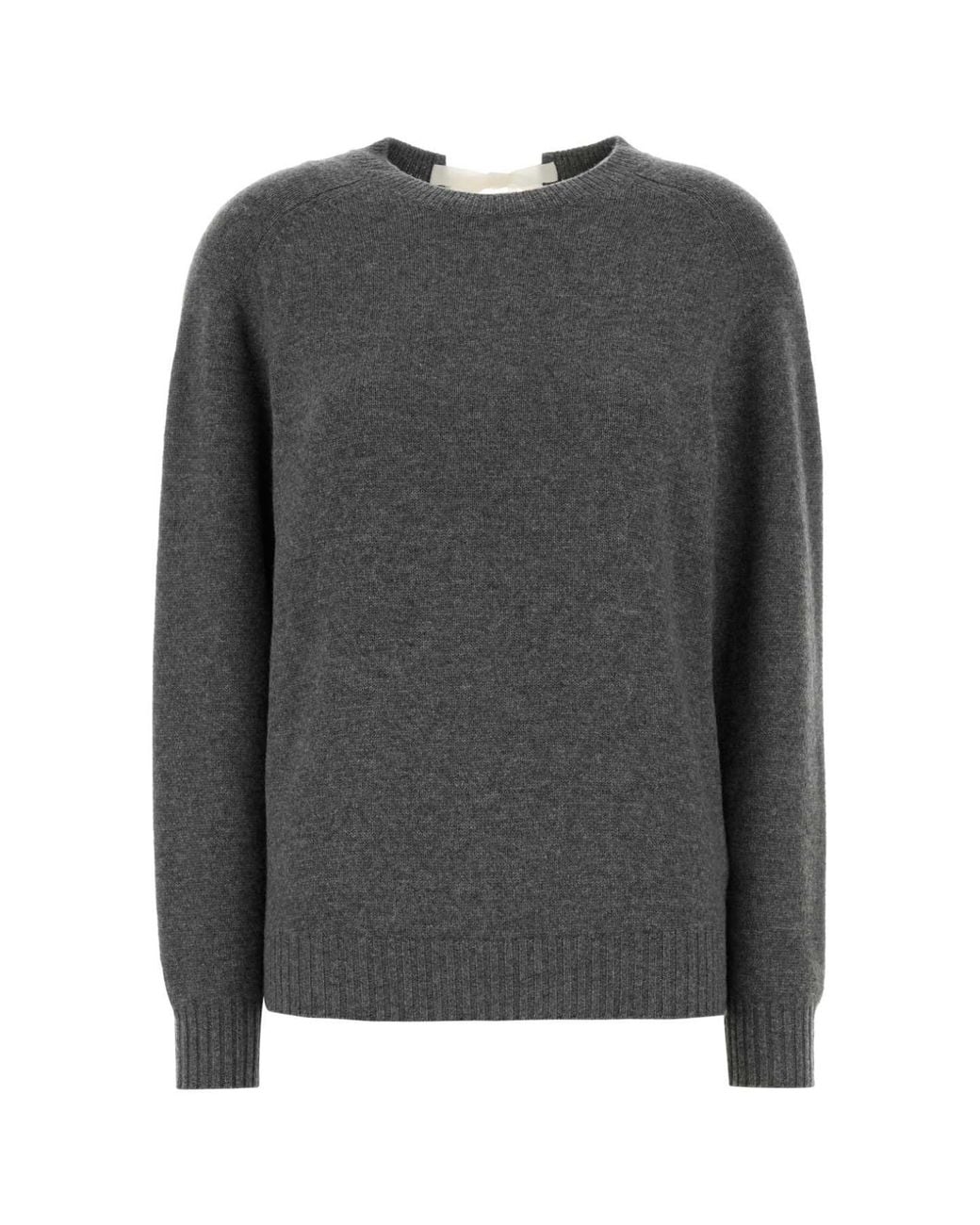 Carven Gray Dark Cashmere Sweater