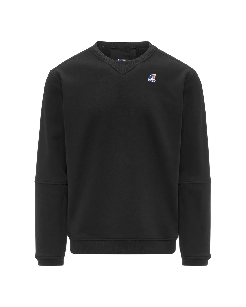 K-Way Black Nael Brushed Pc Fleece for men