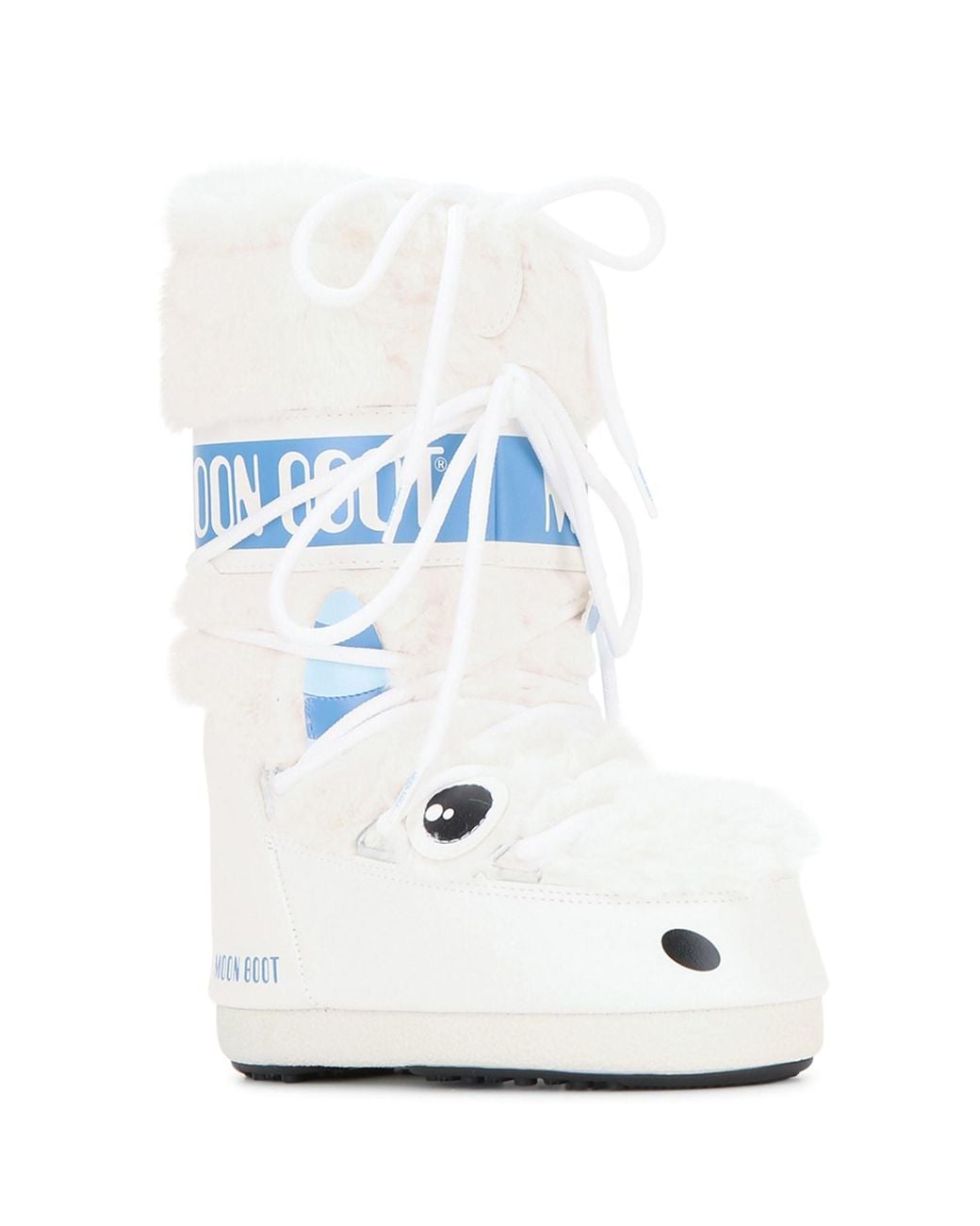 Moon Boot White Inspired Kids Icon Mini Yeti Snow Boots