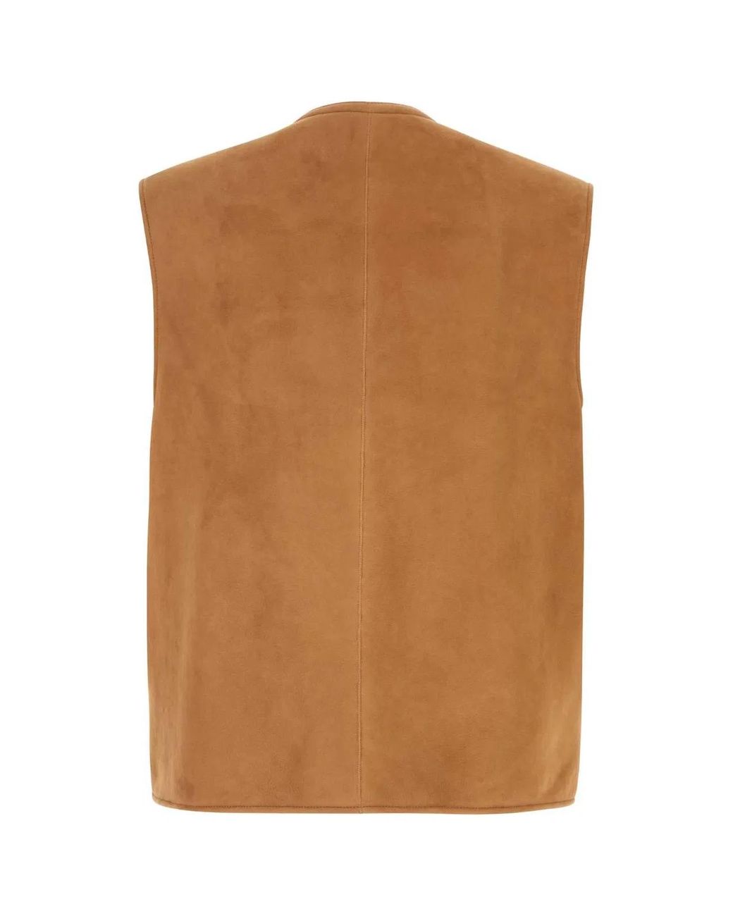 Umit Benan Brown Gilet for men