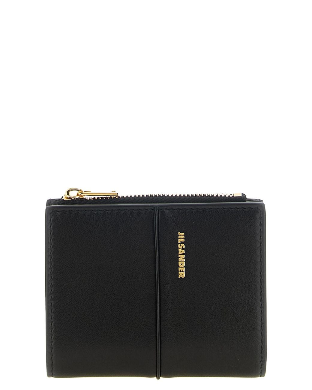 Jil Sander Black 'Linea' Mini Wallet