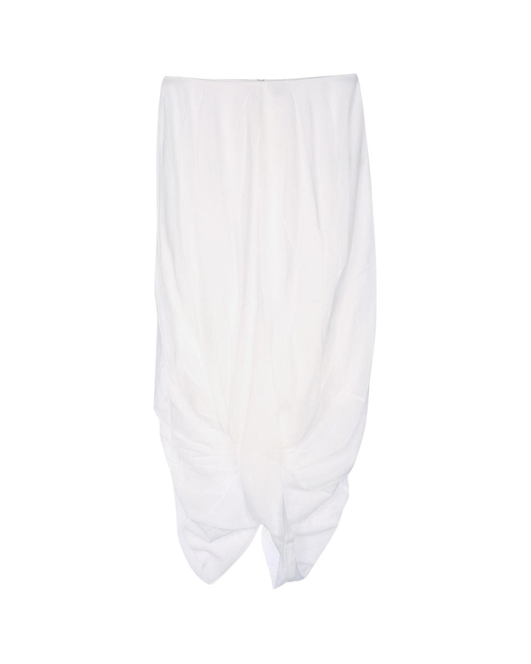 Totême White Cocoon Skirt