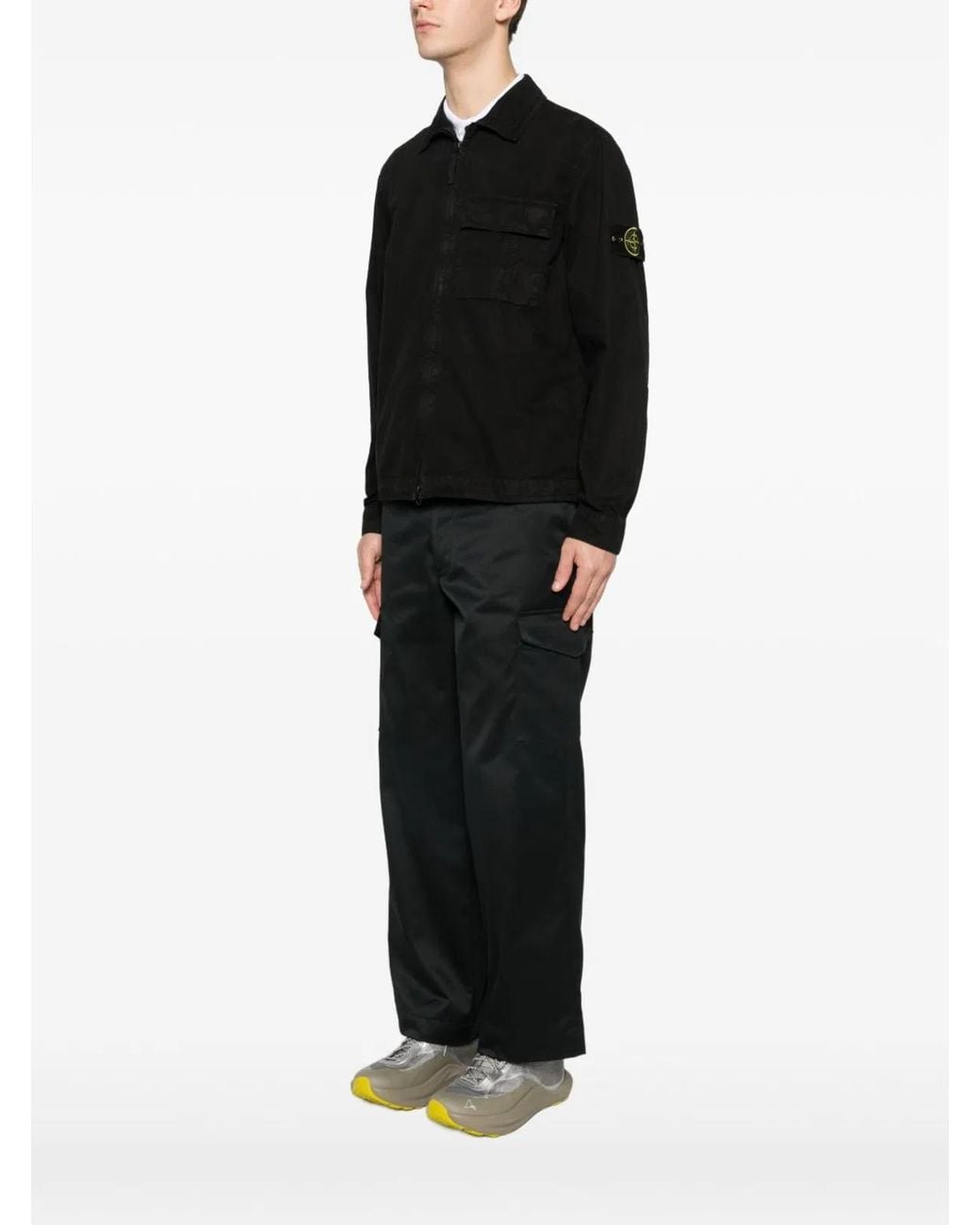 Stone Island Black Shirts for men