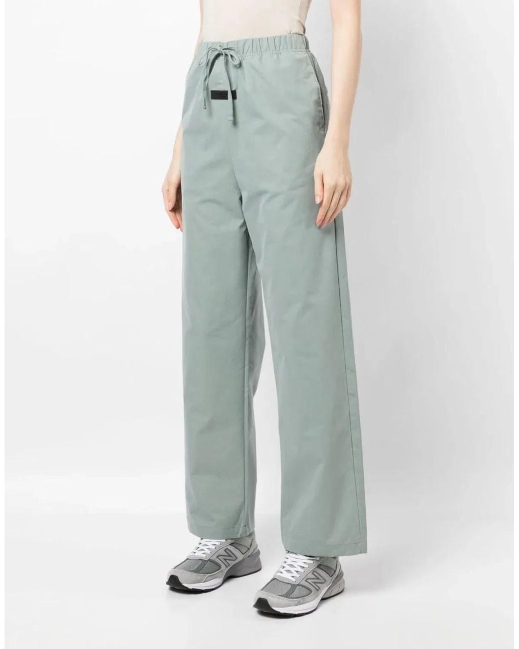 Fear Of God Blue Essentials Logo Relaxed Trousers