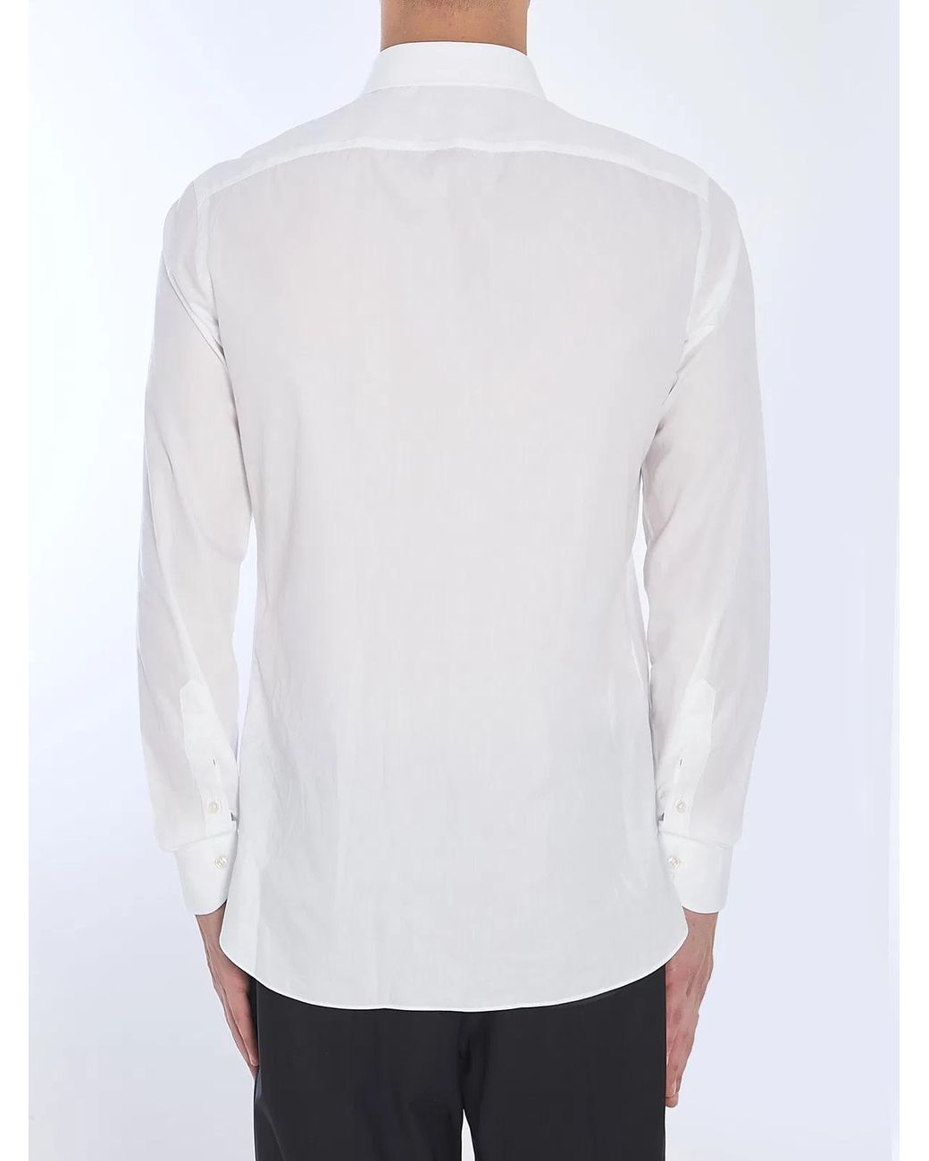 Borriello White Spaccanapoli Shirt for men