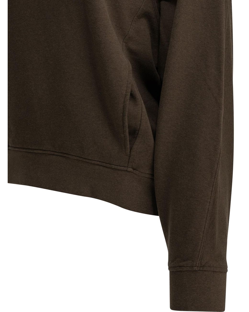 Maison Kitsuné Brown Maison Kitsuné "Baby Fox" Crew-Neck Sweatshirt