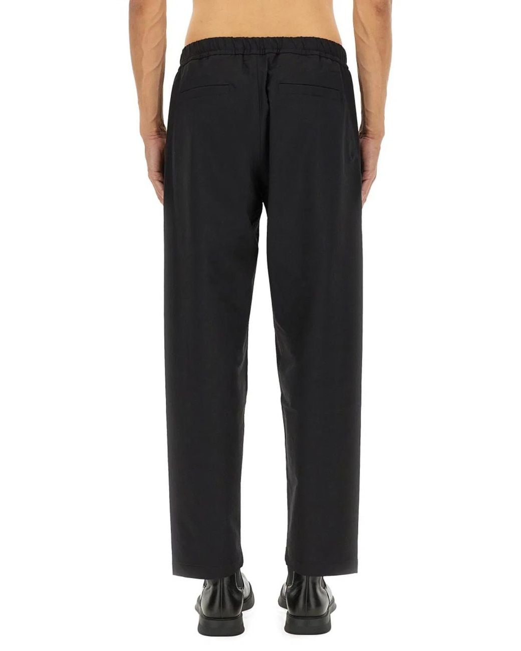 Laminar Black Comfort Tech Pants for men