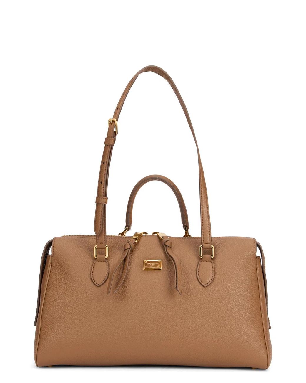 Dolce & Gabbana Brown Dolce & Gabbana Leather Tote Bag