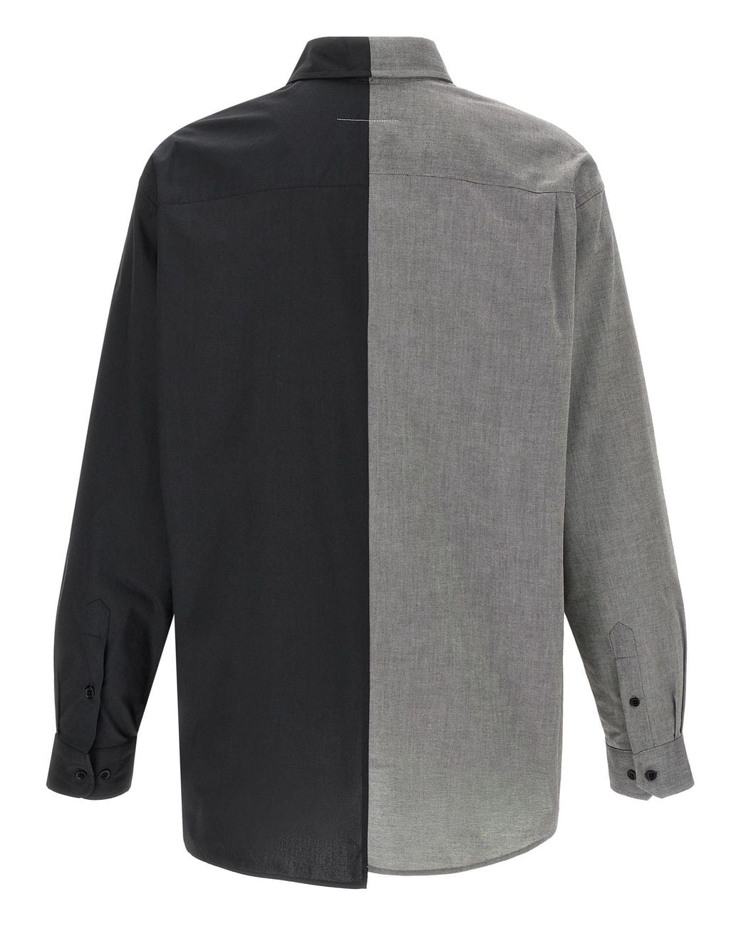 MM6 by Maison Margiela Gray 'Numeric Signature Mm6' Shirt for men