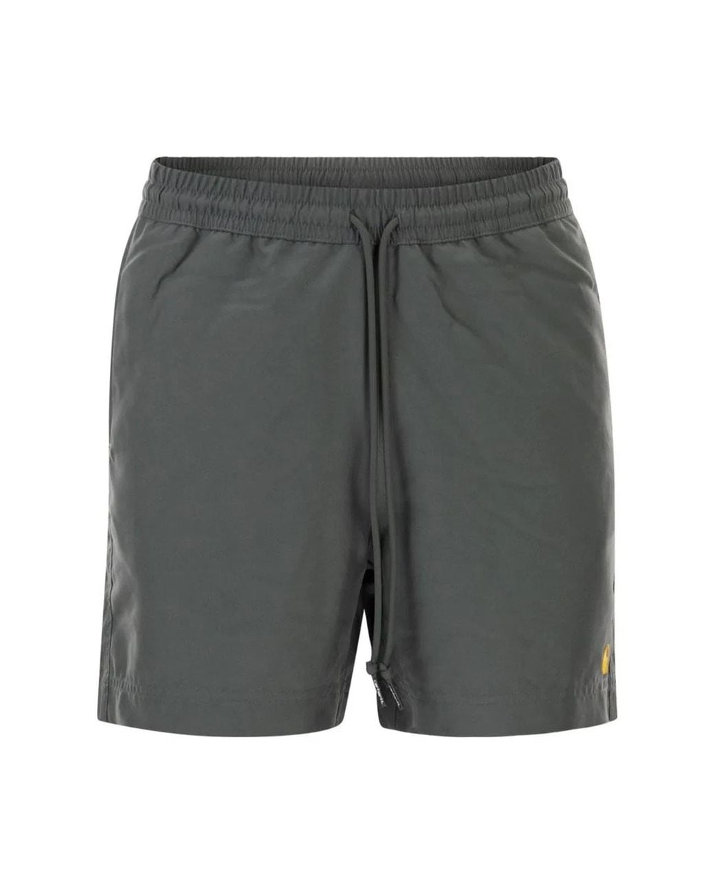 Carhartt Gray Beach Shorts With Logo
