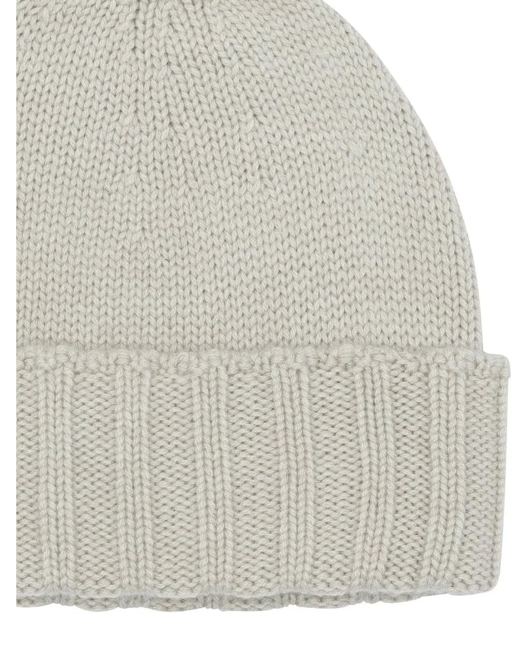Drumohr White Cashmere Hat