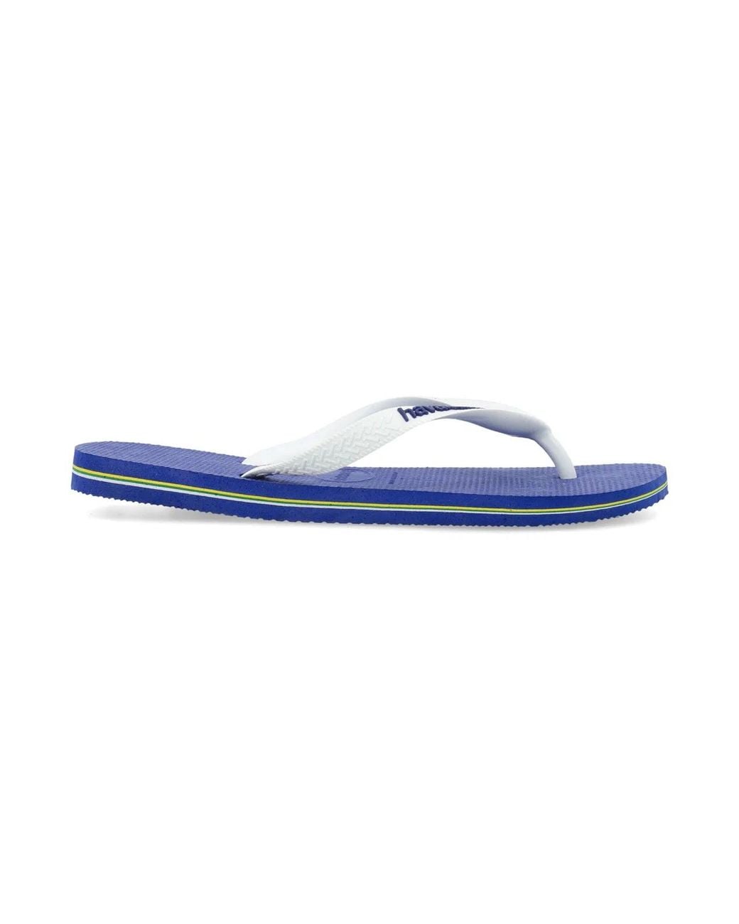 Havaianas Blue Brasil Logo Flip-Flops