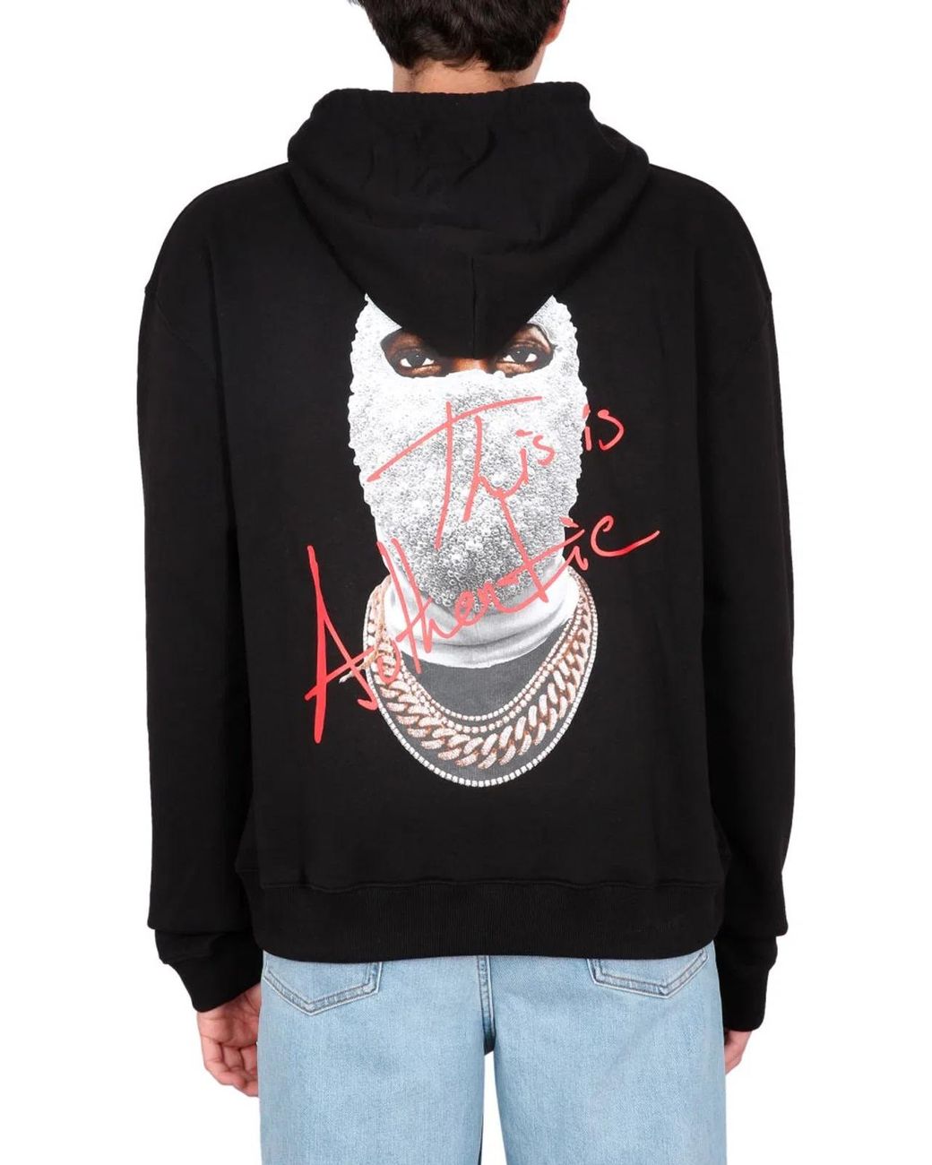 Ih Nom Uh Nit Black Sweatshirt With Print for men
