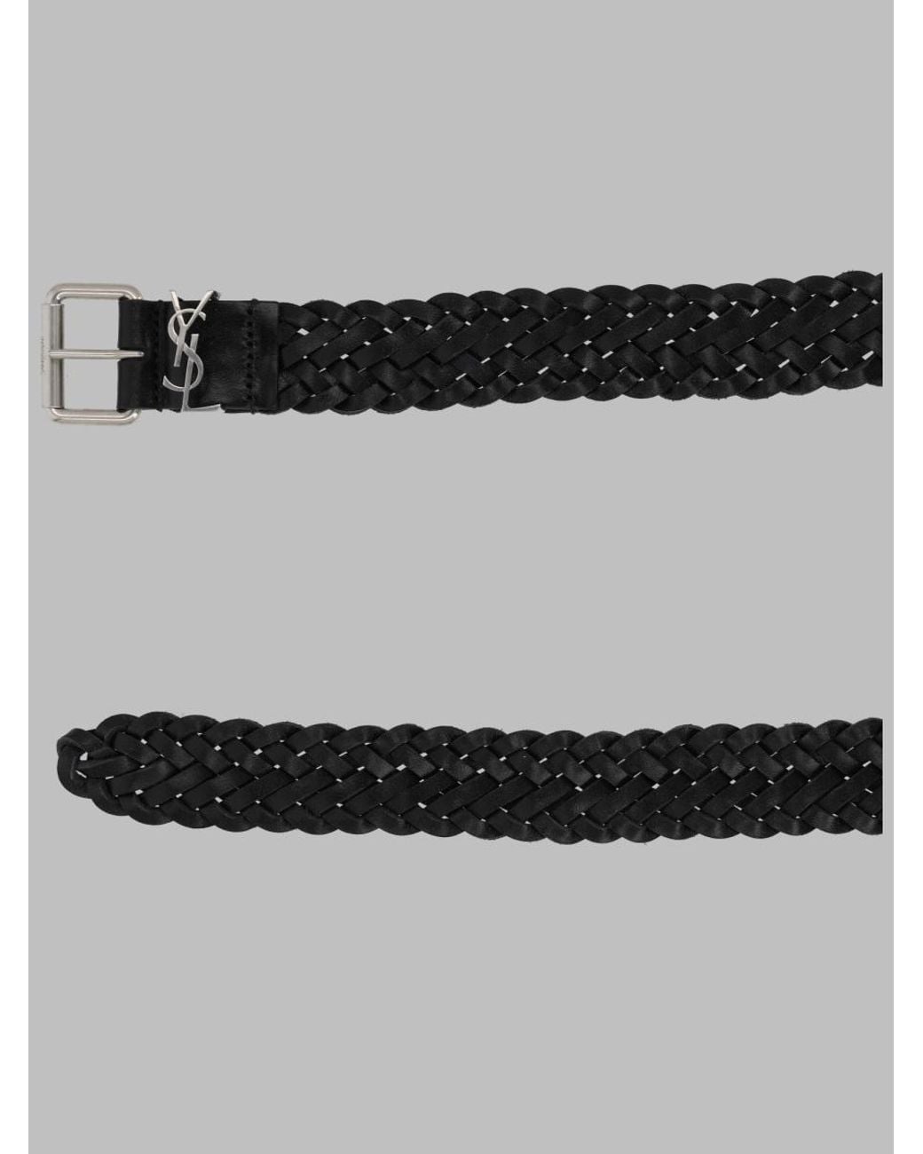 Saint Laurent Metallic Cintura Cassandre for men