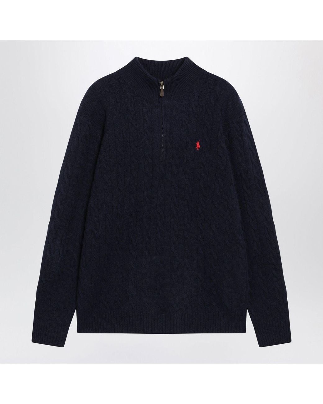 Polo Ralph Lauren Blue Hunter Wool And Cashmere Sweater for men