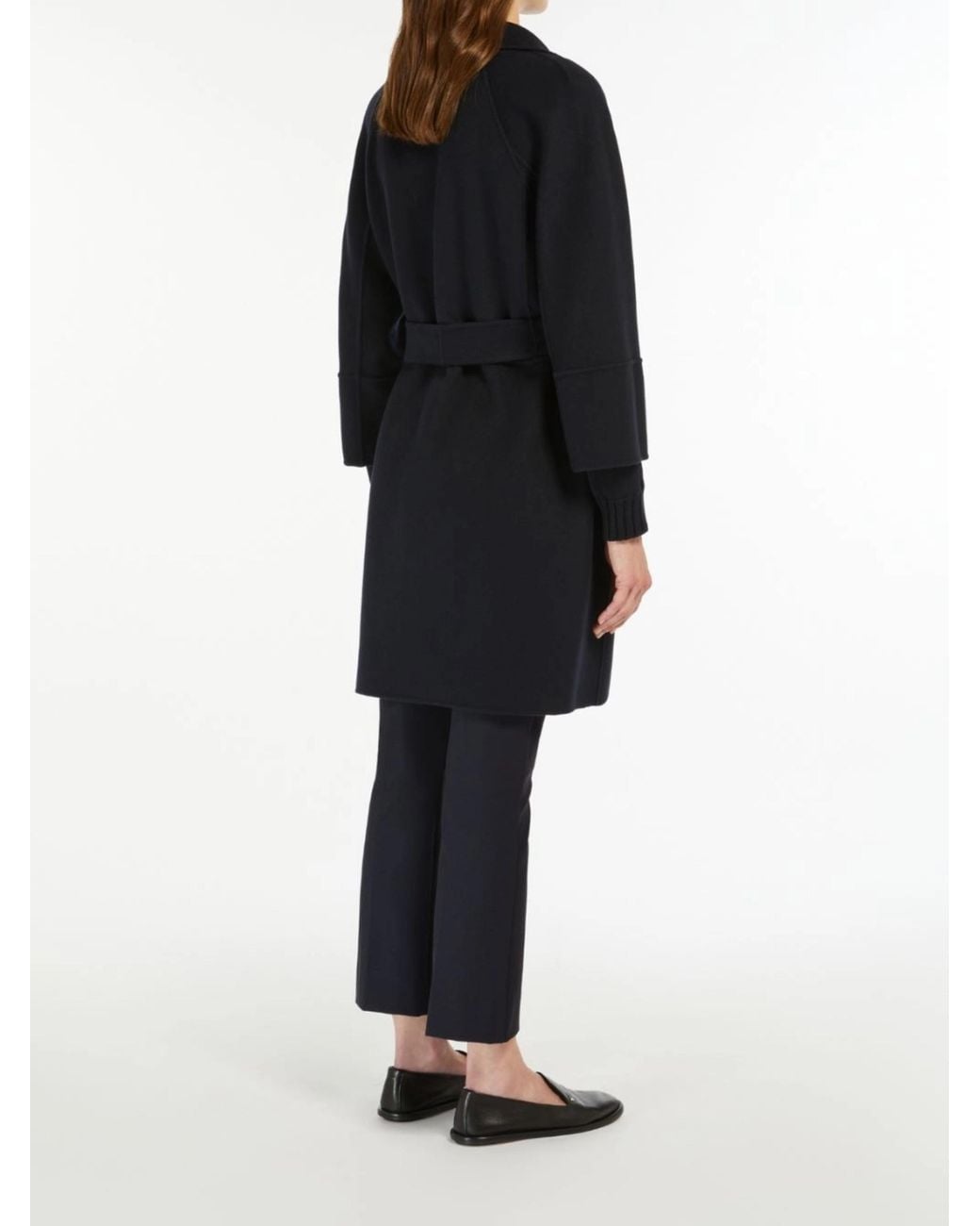 Max Mara Black S Max Mara Arona Virgin Wool Coat