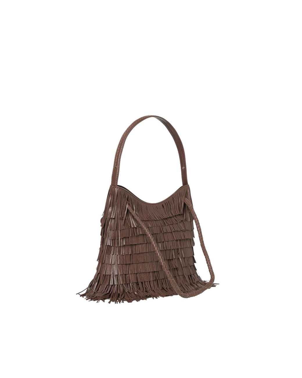 VISONA Brown Diletta Shoulder Bag