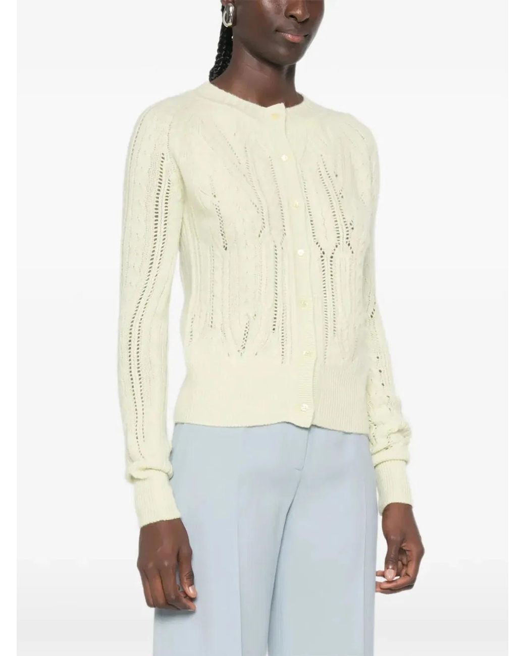 Ermanno Scervino White Cardigan