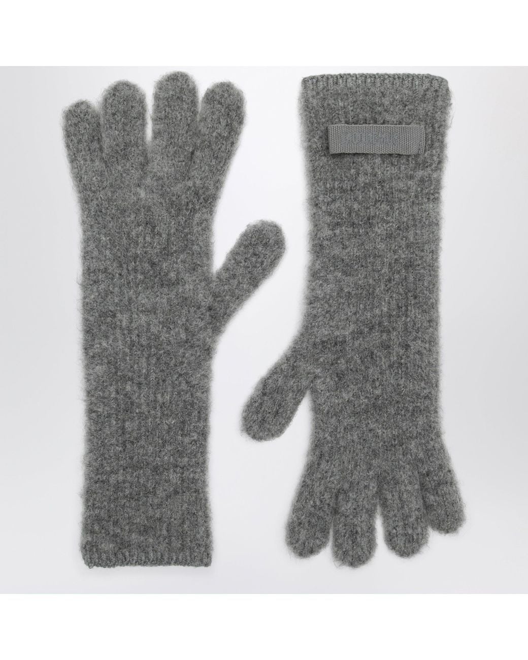 Jacquemus Gray Dark Gros Grain Gloves