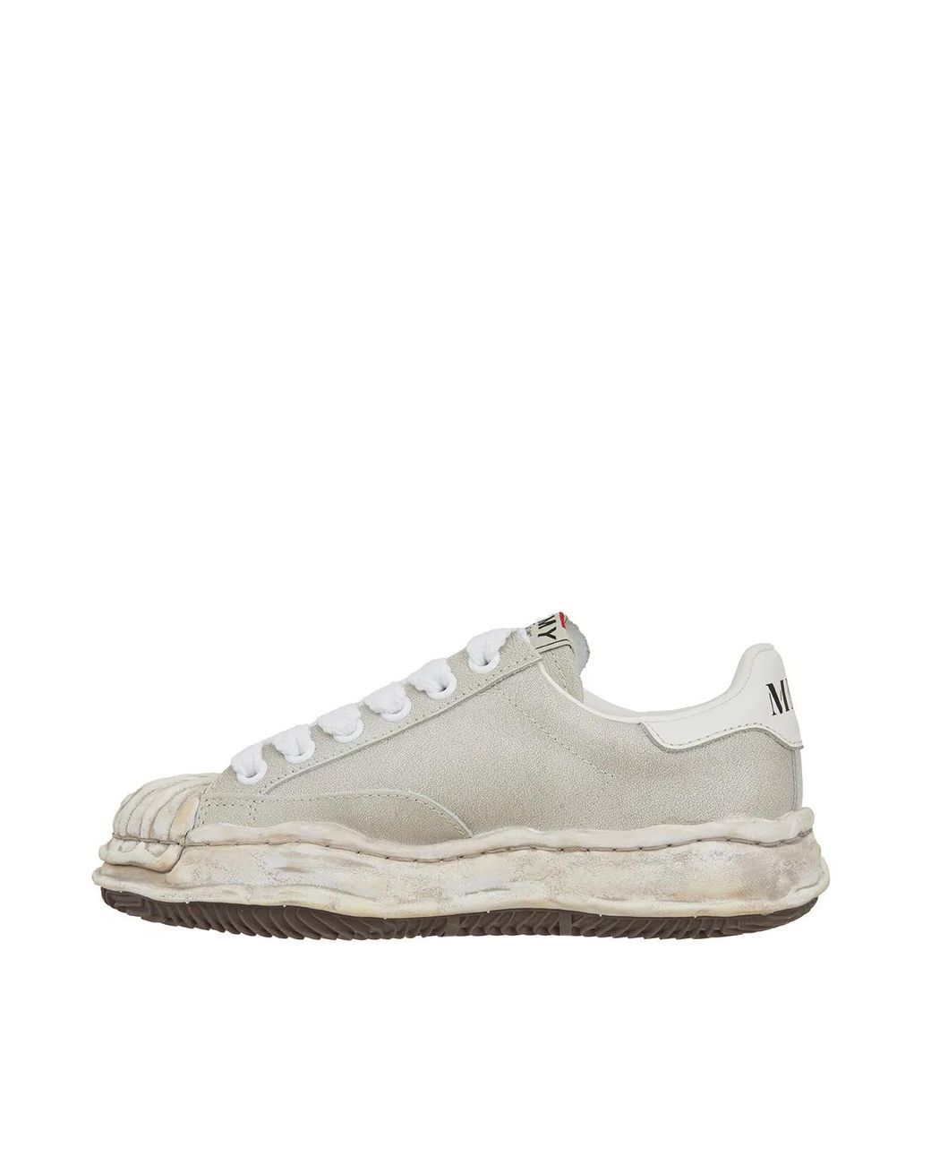 Maison Mihara Yasuhiro White Sneaker Blakey Low Vintage Leather for men