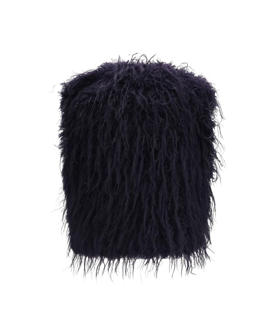 Forte_forte Blue Eco Mongolia Faux Fur Vest Polyester Blazers