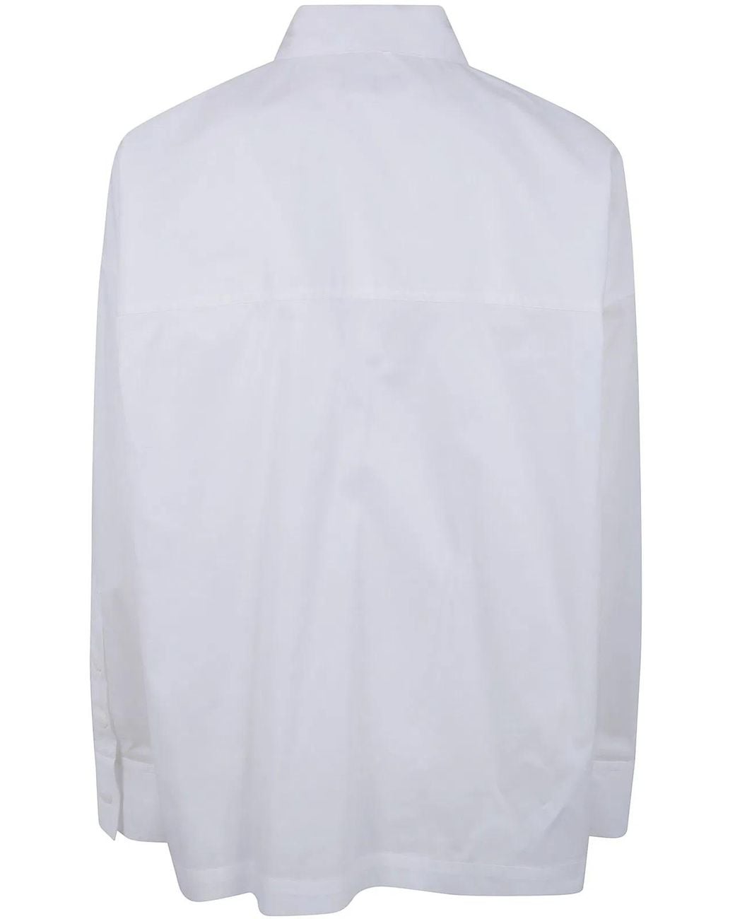 DARKPARK White "Paola" Wrapped Shirt