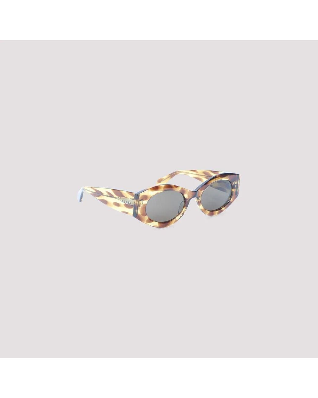 Alaïa White Alaia Acetate Sunglasses