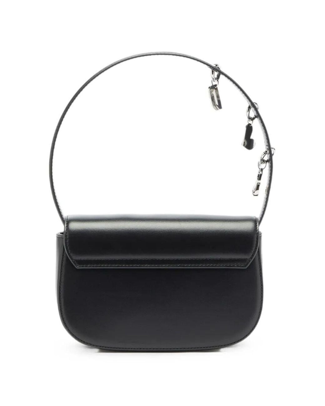 DIESEL Black 1Dr Oval D Shoulder Bag