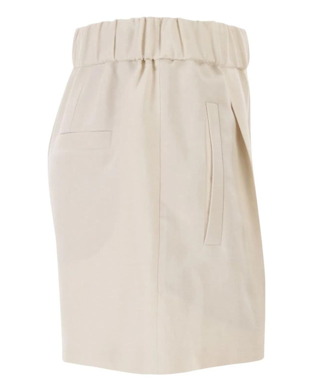 Brunello Cucinelli Natural Baggy Shorts