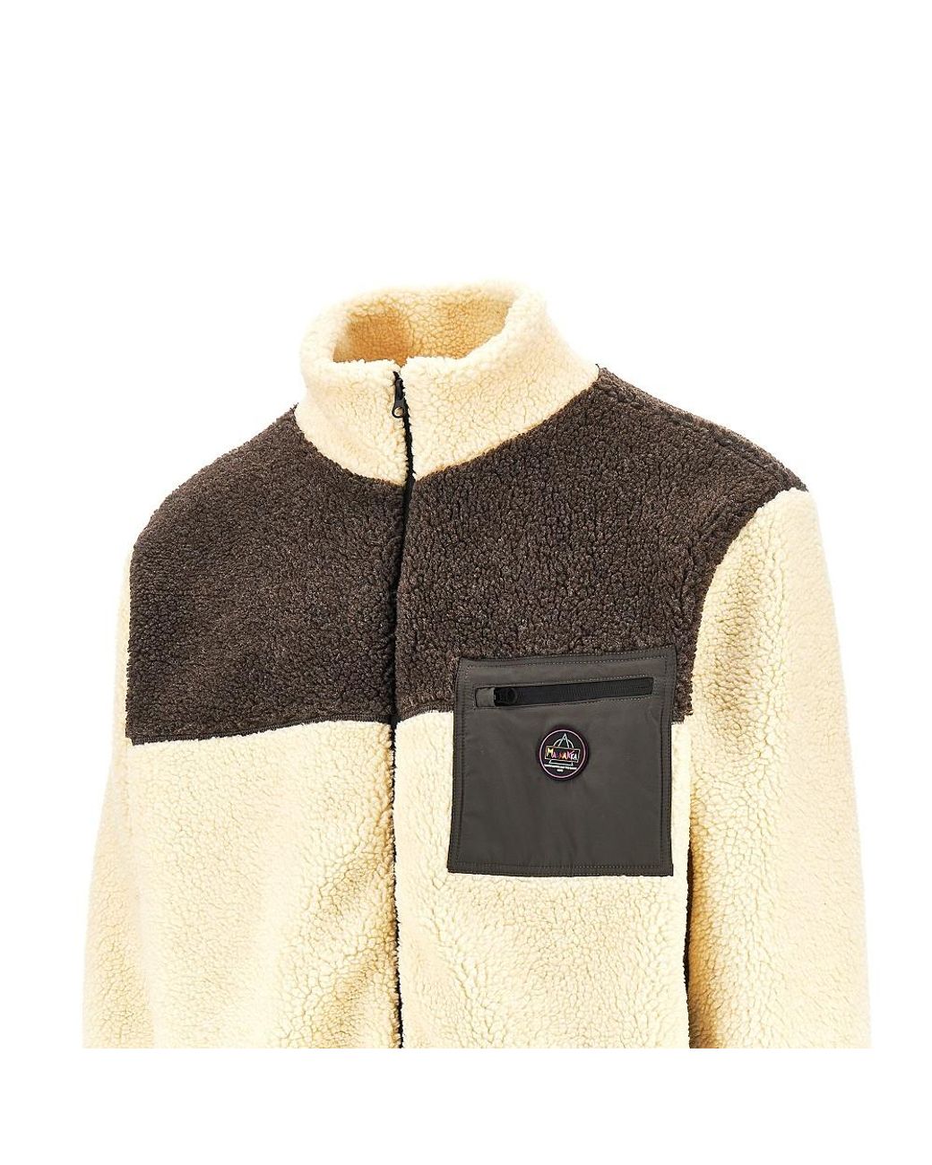 Mauna Kea Metallic Color Block Sherpa Fleece Jacket for men