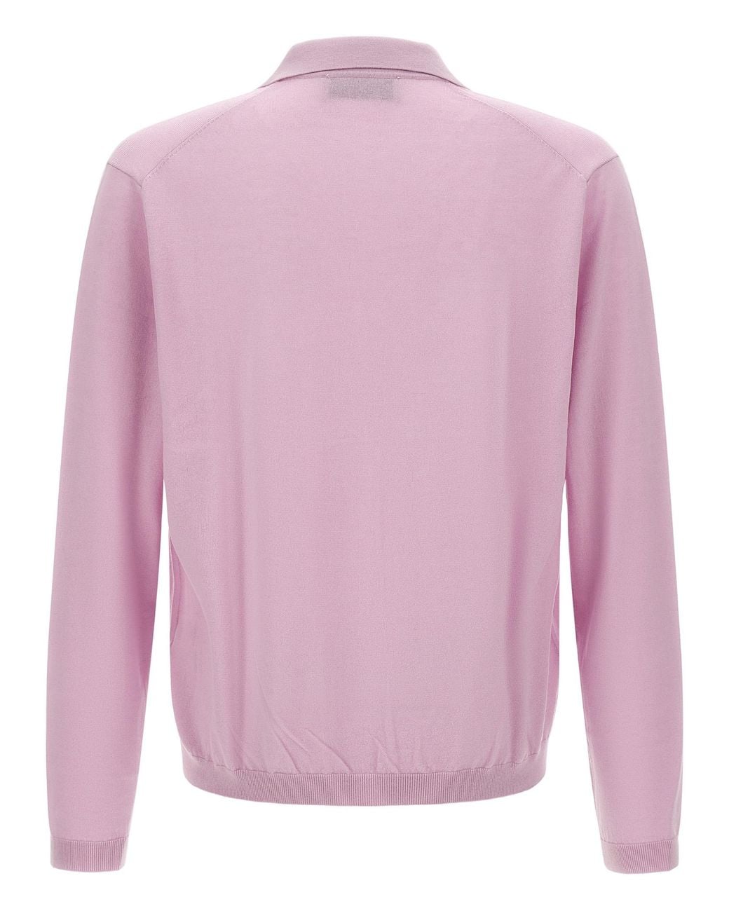 LARMERI STUDIO Pink 'Touch' Polo Shirt for men