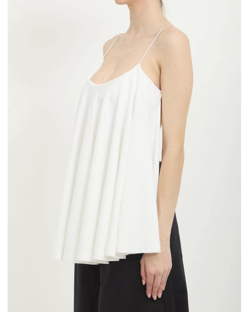 Jacquemus White Voile Top