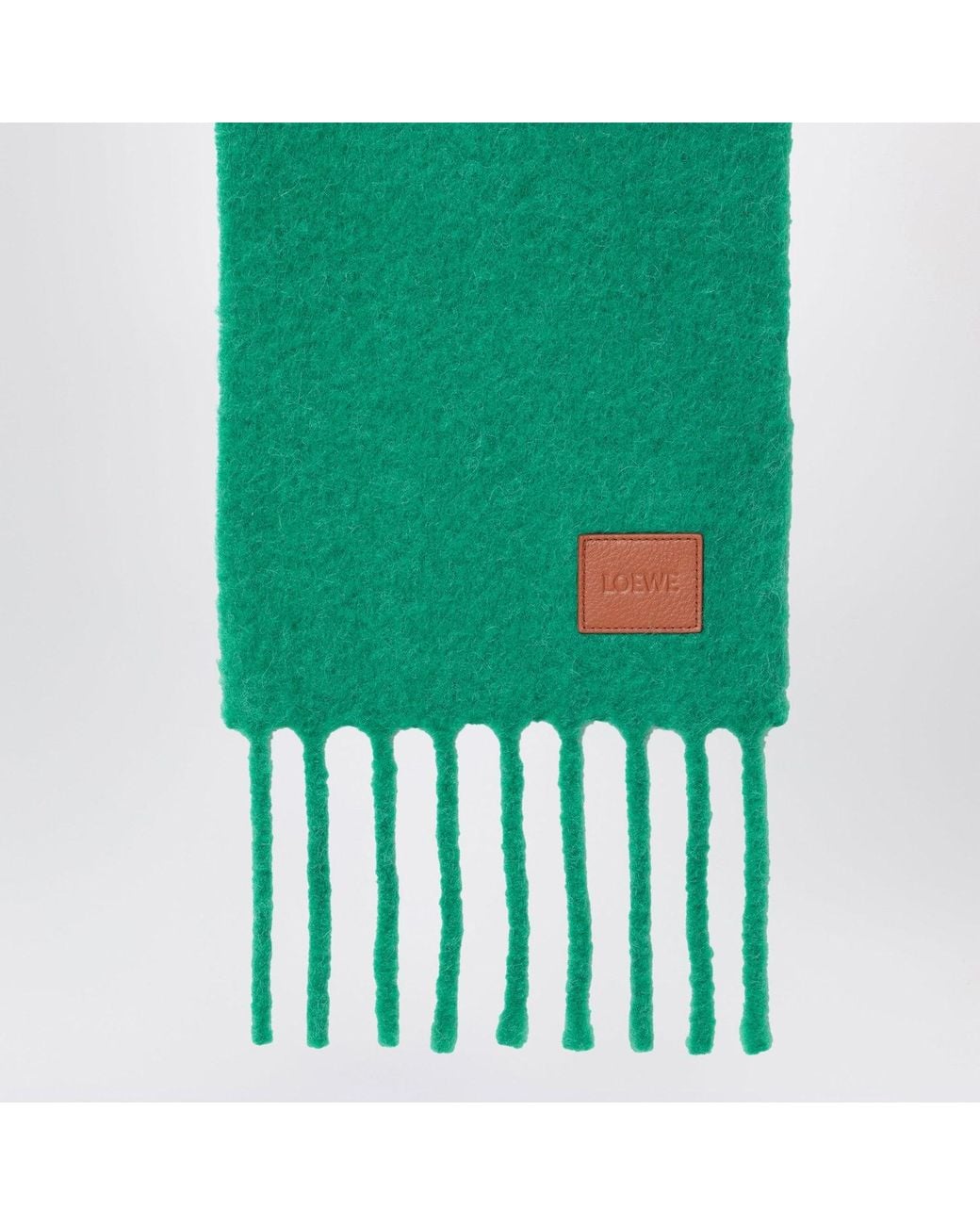 Loewe Green Twotone Scarf for men
