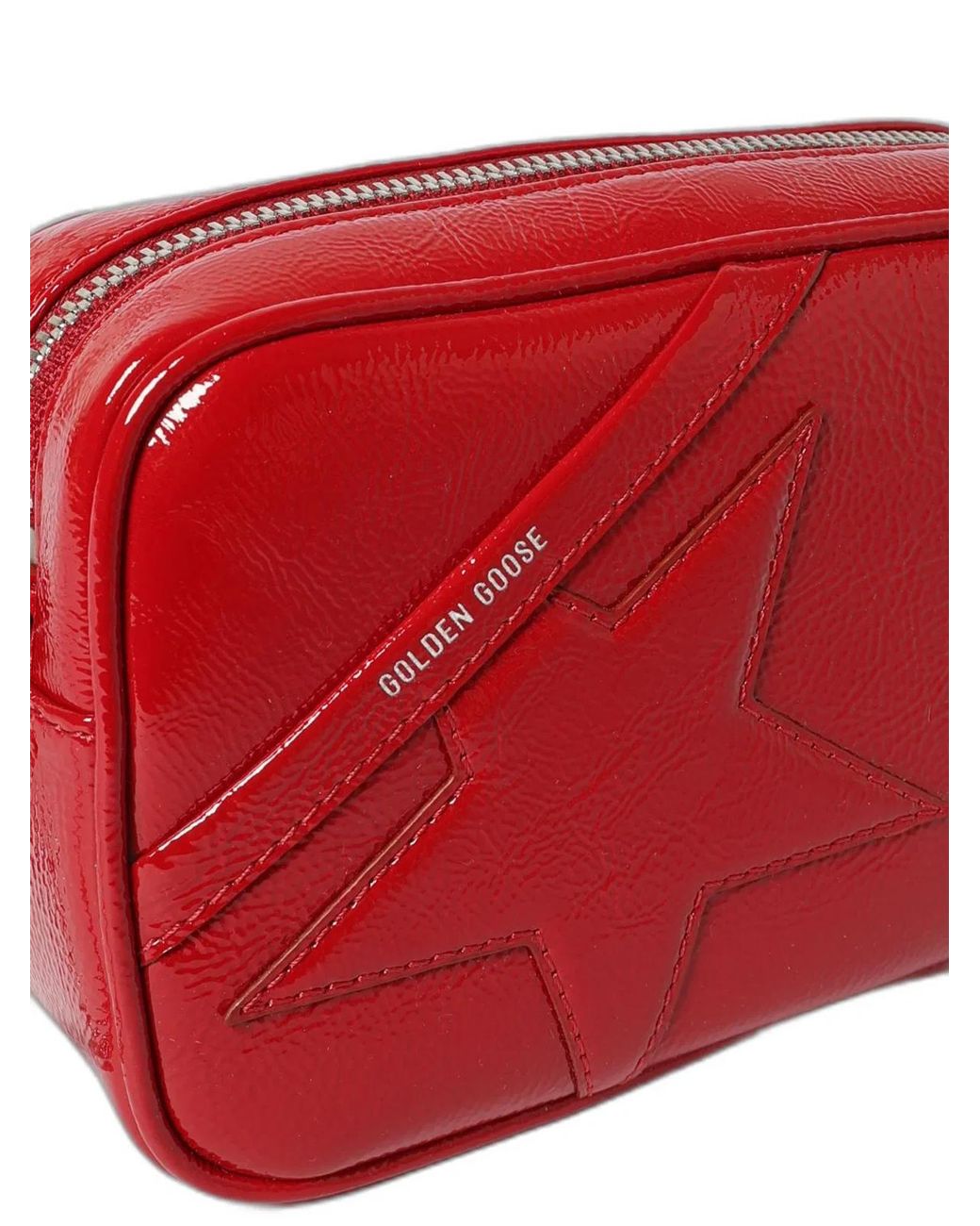 Golden Goose Deluxe Brand Red Mini Star Bag