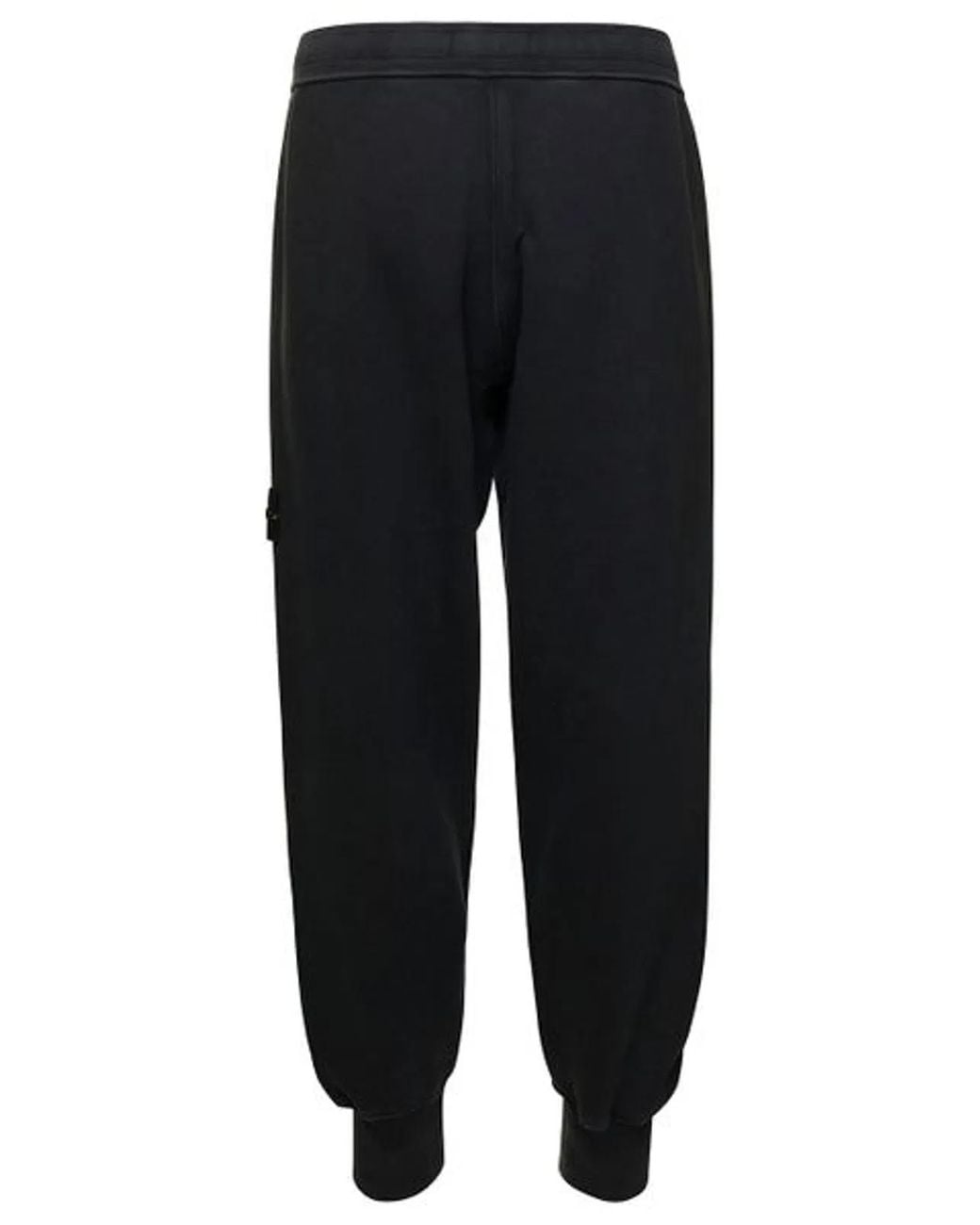 Stone Island Black Jogging Pants for men