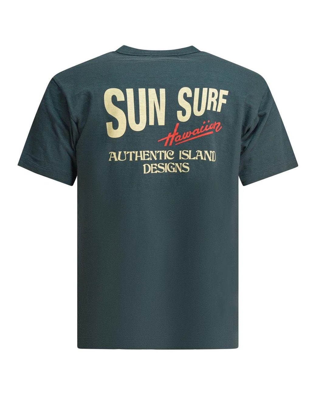 Sun Surf Green Cotton T-Shirt for men