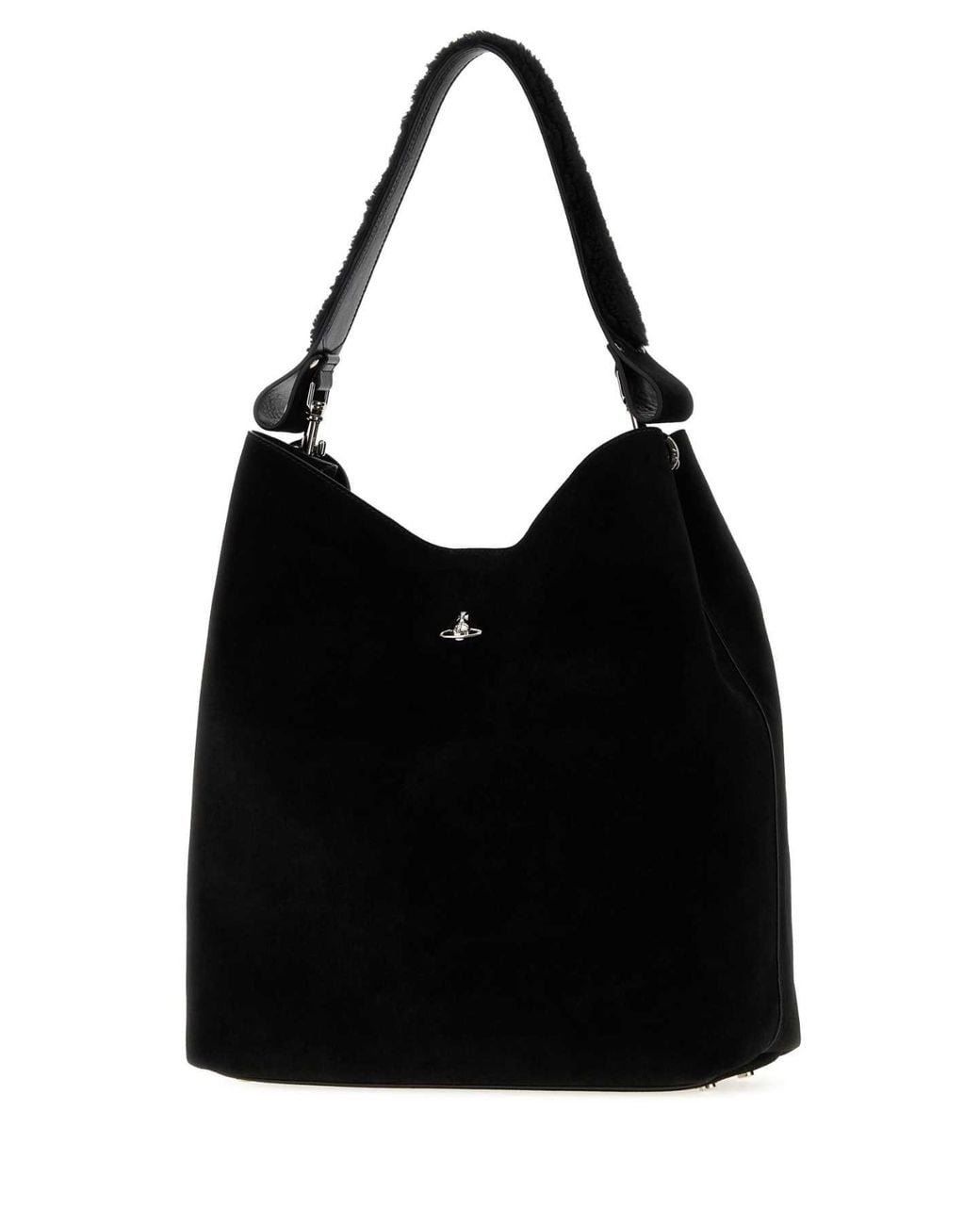 Vivienne Westwood Black Lottie Shoulder Bag Large
