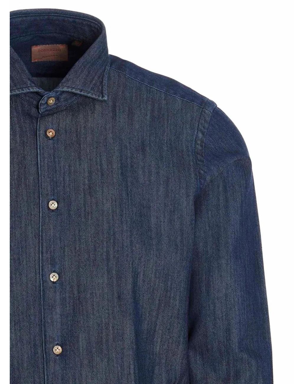 Borriello Blue Denim Shirt for men