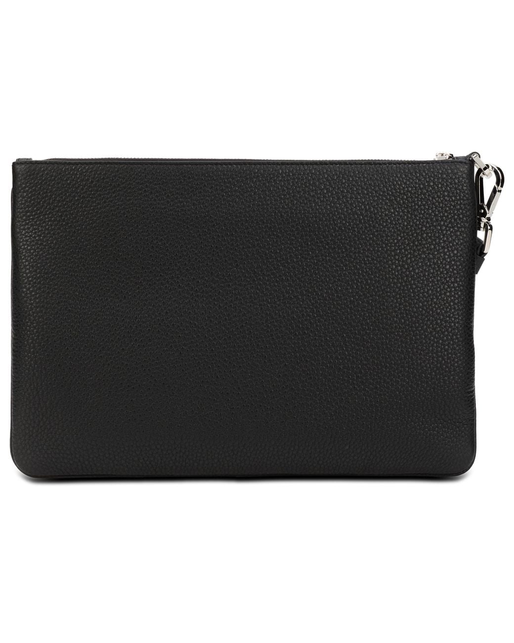 Dolce & Gabbana Black Dolce & Gabbana Leather Pouch for men