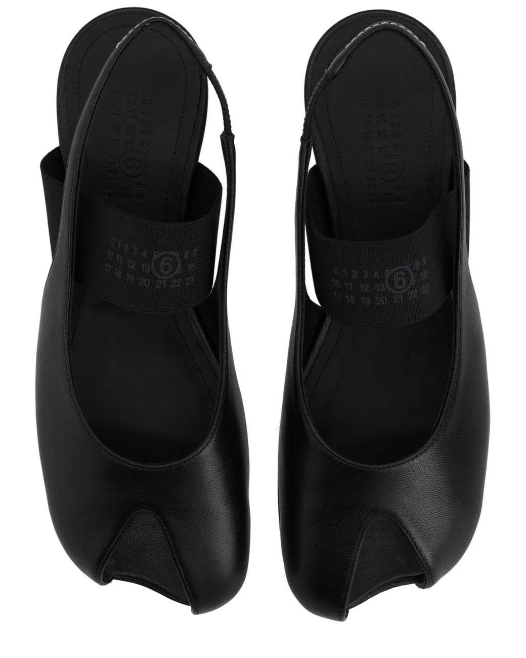 MM6 by Maison Margiela White Anatomical Slingback Sandal