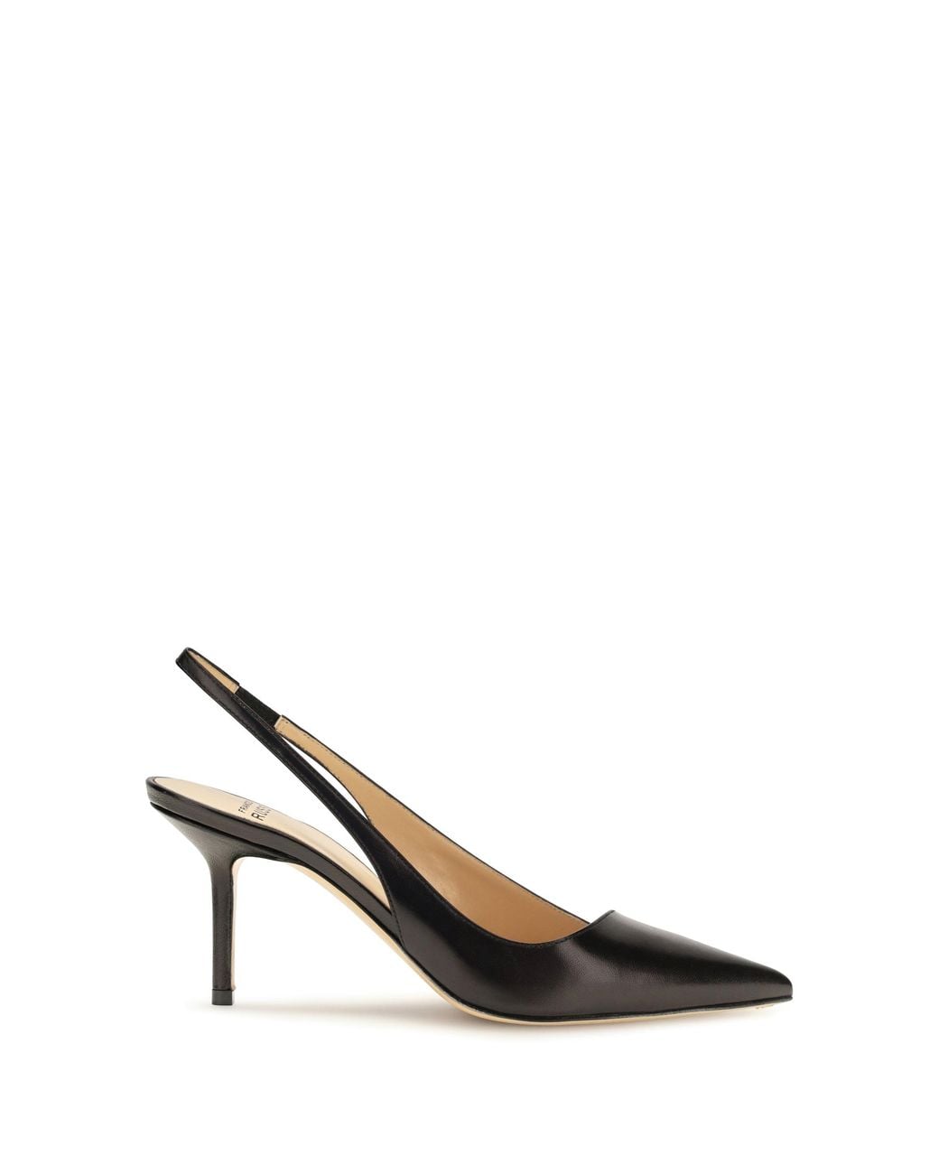 Francesco Russo Metallic Slingback Décolleté Asymmetric Pumps
