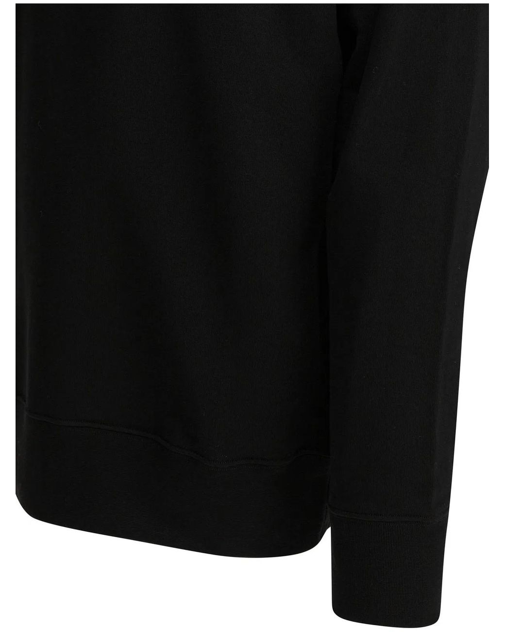 McQueen Black Cotton Sweatshirt for men