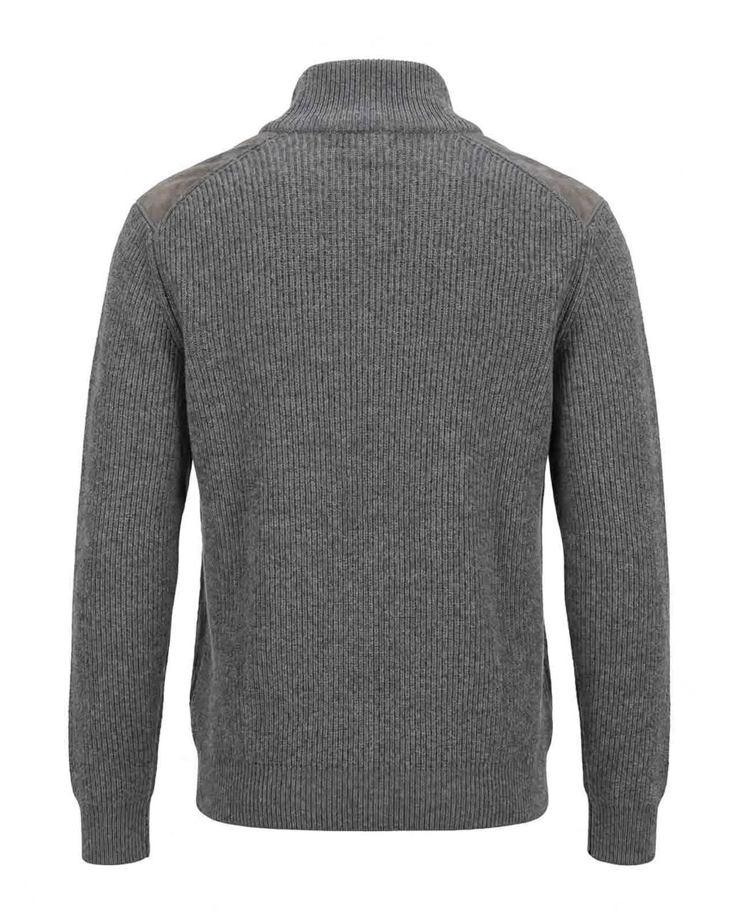 Brunello Cucinelli Gray Leather Jacket for men