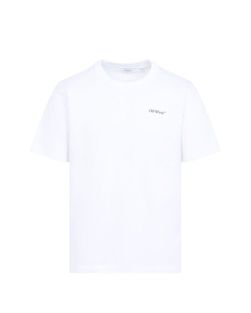 Off-White c/o Virgil Abloh White "Small Bookish" Cotton T-Shirt for men